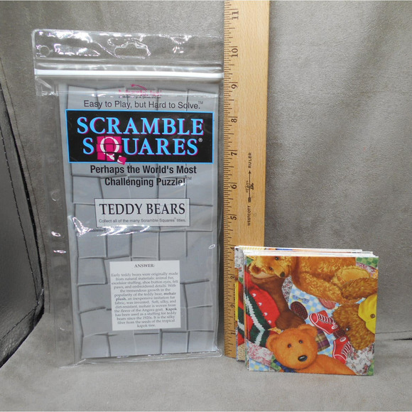 Scramble Squares Teddy Bears Brain Teaser Puzzle B. Dazzle 2004 - Picture 3 of 4